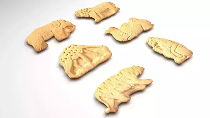 Animal Crackers 3D model