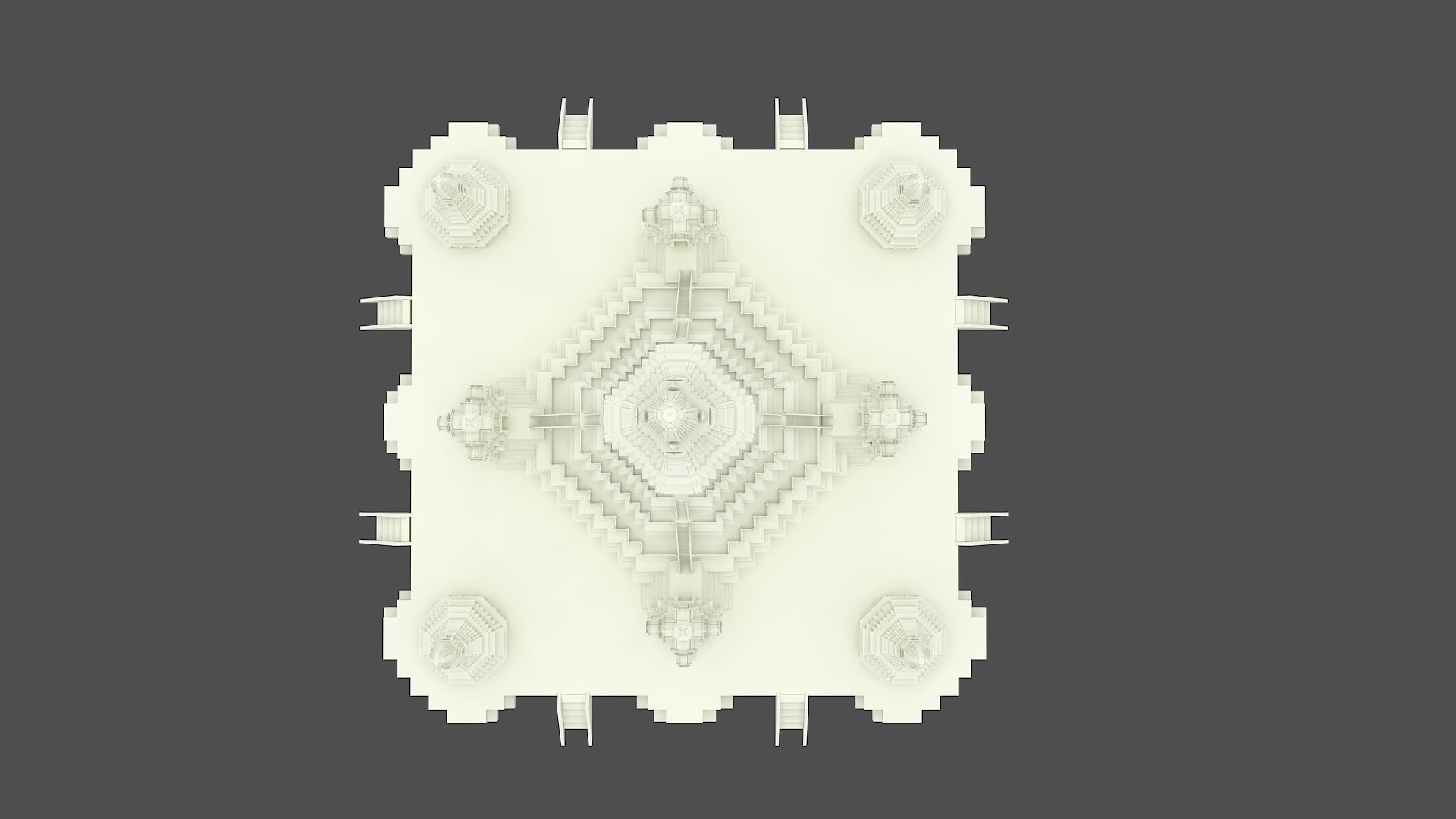 Wat Arun Temple 3D model_9