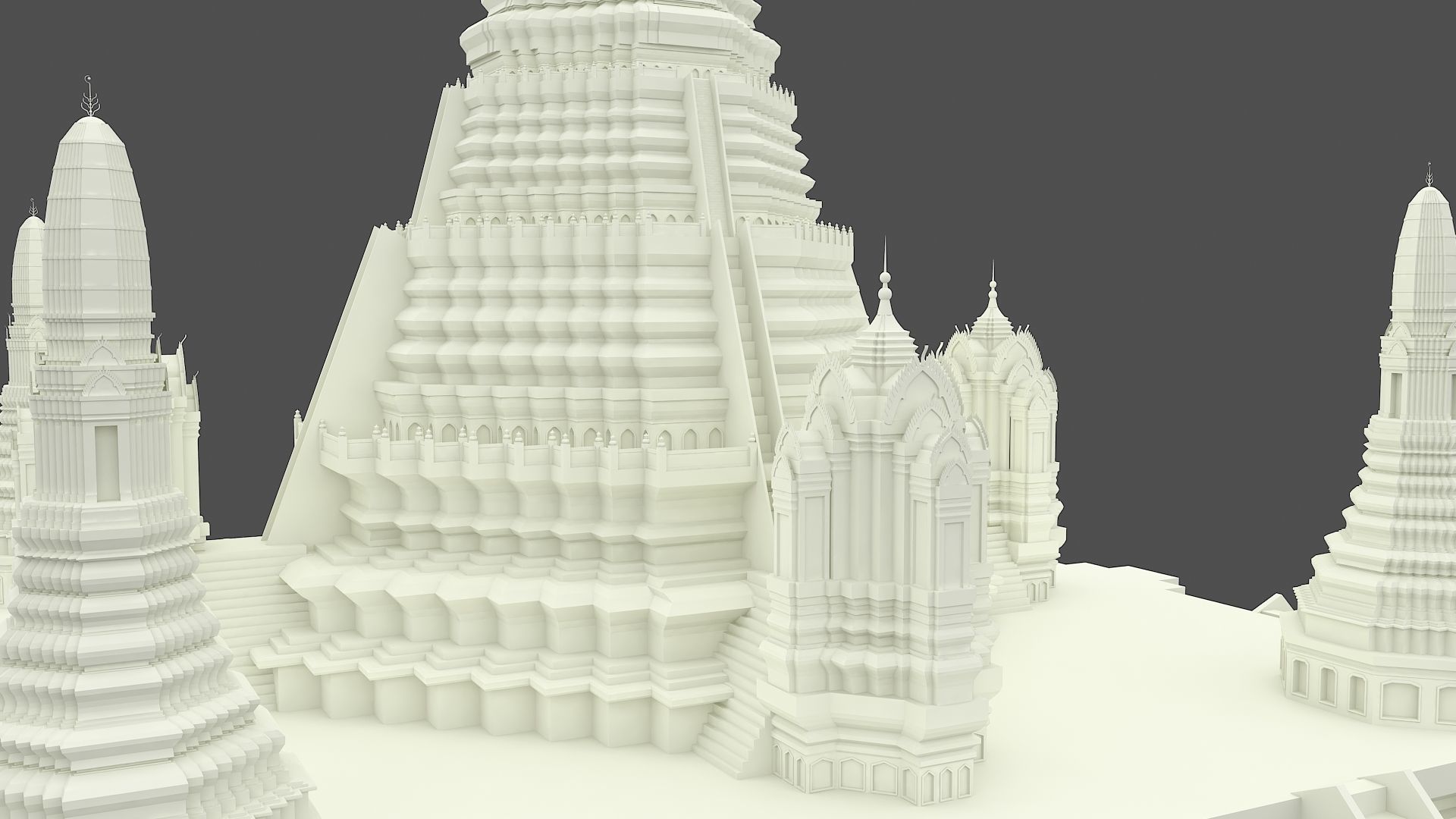 Wat Arun Temple 3D model_12