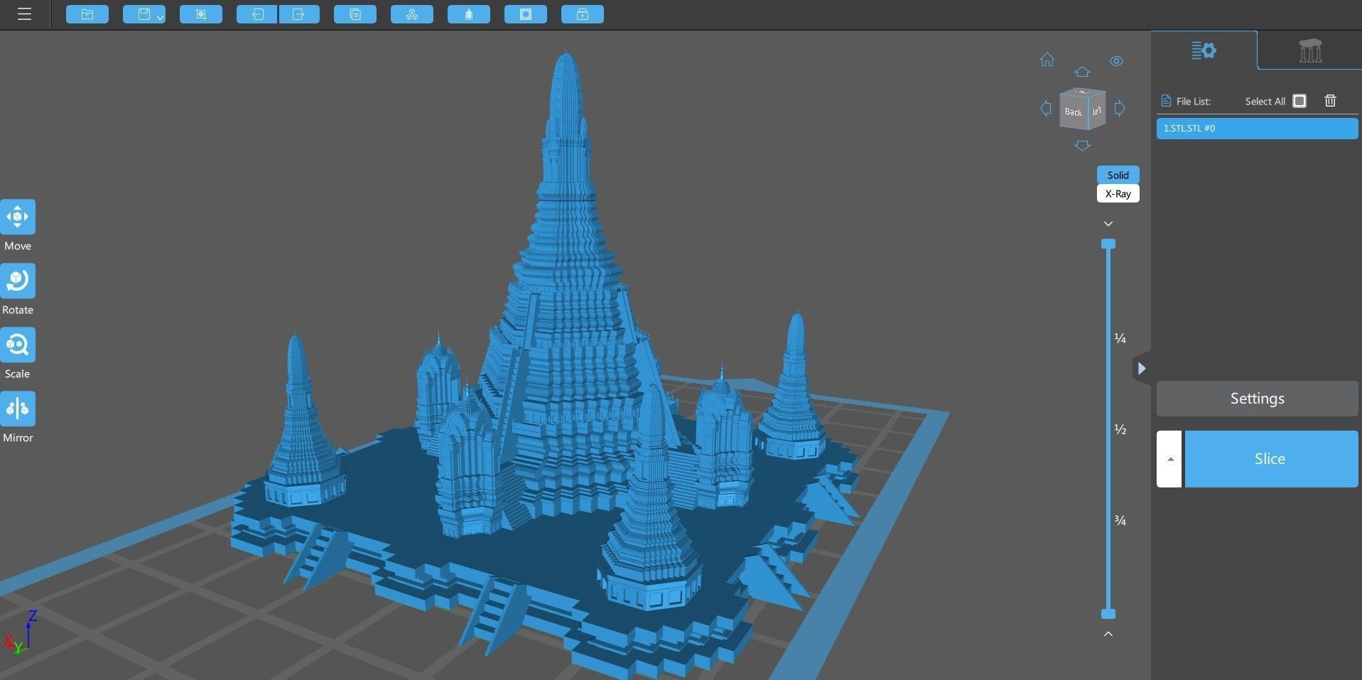 Wat Arun Temple 3D model_14