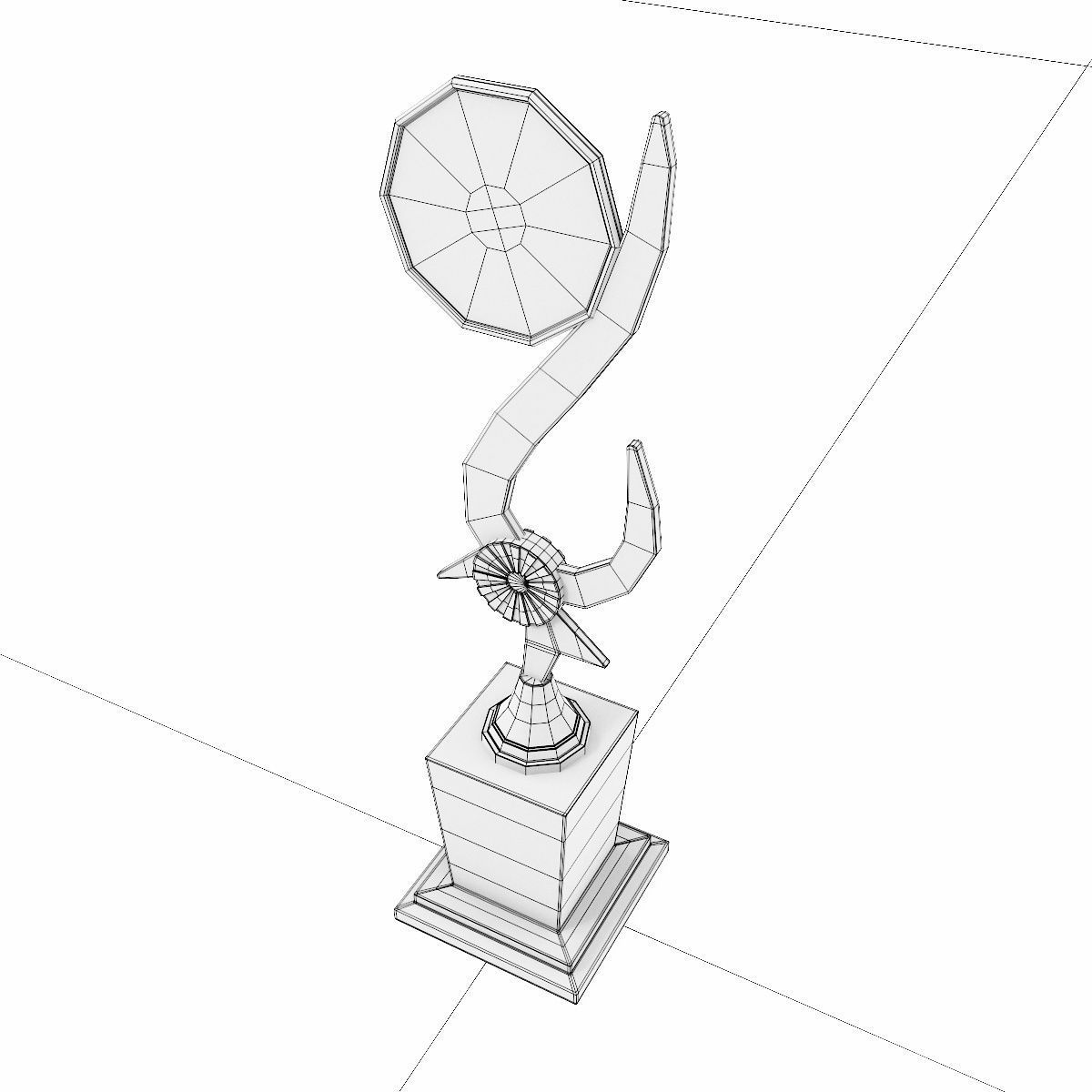 Trophy cup award 3dmodel 3D model_5