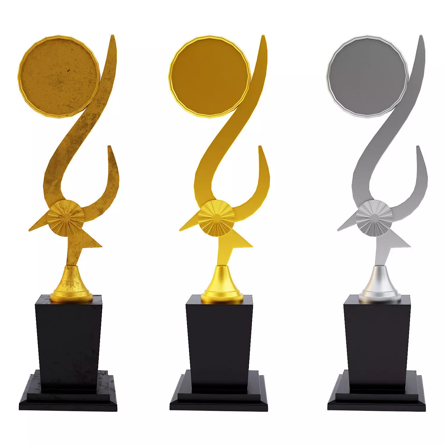 Trophy cup award 3dmodel 3D model_0
