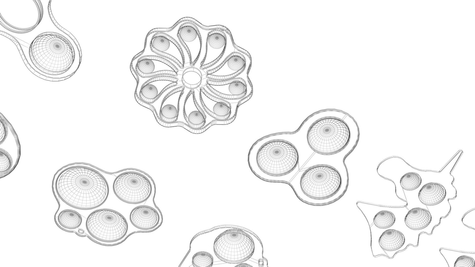 Simple Dimples Set 3D model_25