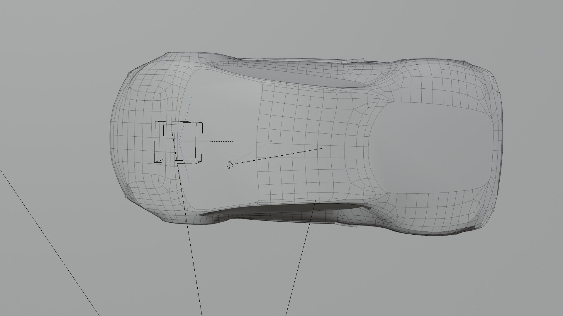 yellow car low poly Low-poly 3D model_5