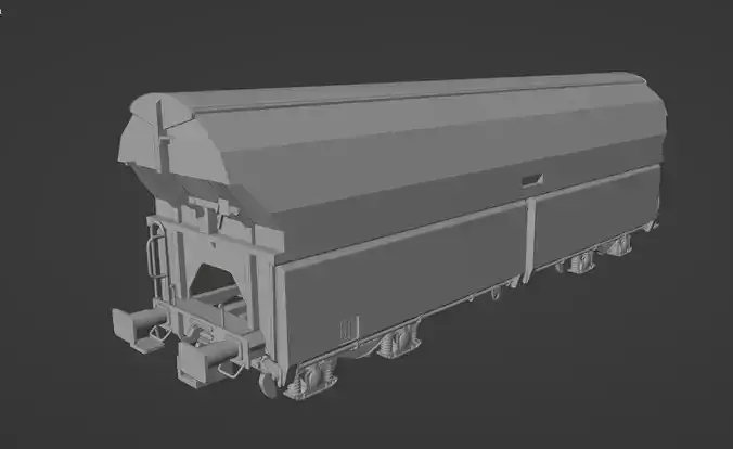 H0 1-87 scale Talns 970 freight car 3D print model