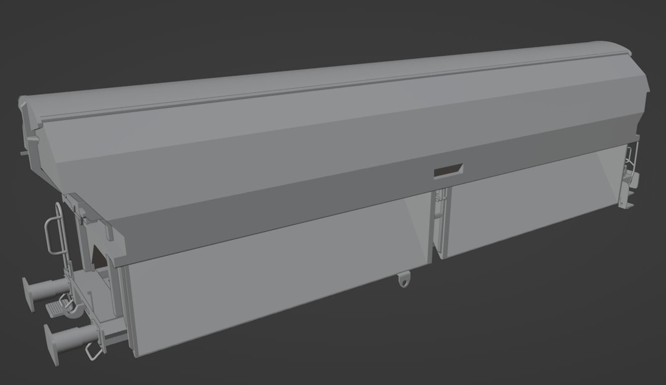 H0 1-87 scale Talns 970 freight car 3D model 3D printable | CGTrader