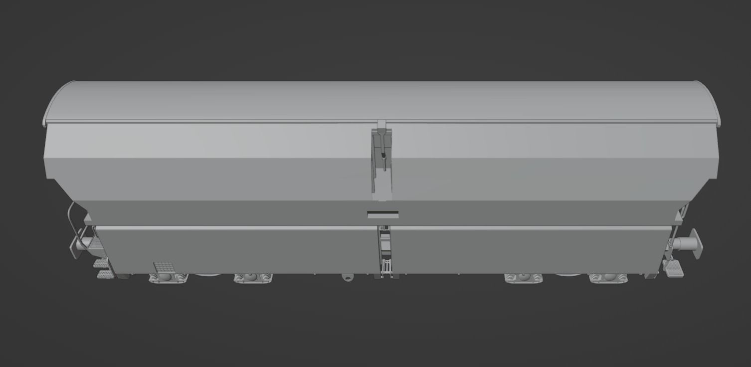 H0 1-87 scale Talns 970 freight car 3D model 3D printable | CGTrader