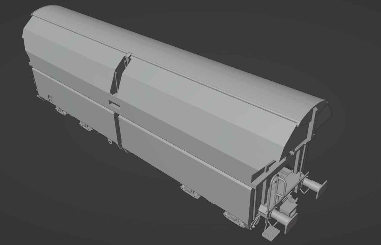 H0 1-87 scale Talns 970 freight car 3D model 3D printable | CGTrader