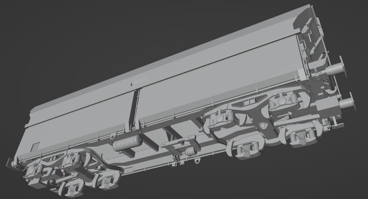 H0 1-87 scale Talns 970 freight car 3D model 3D printable | CGTrader