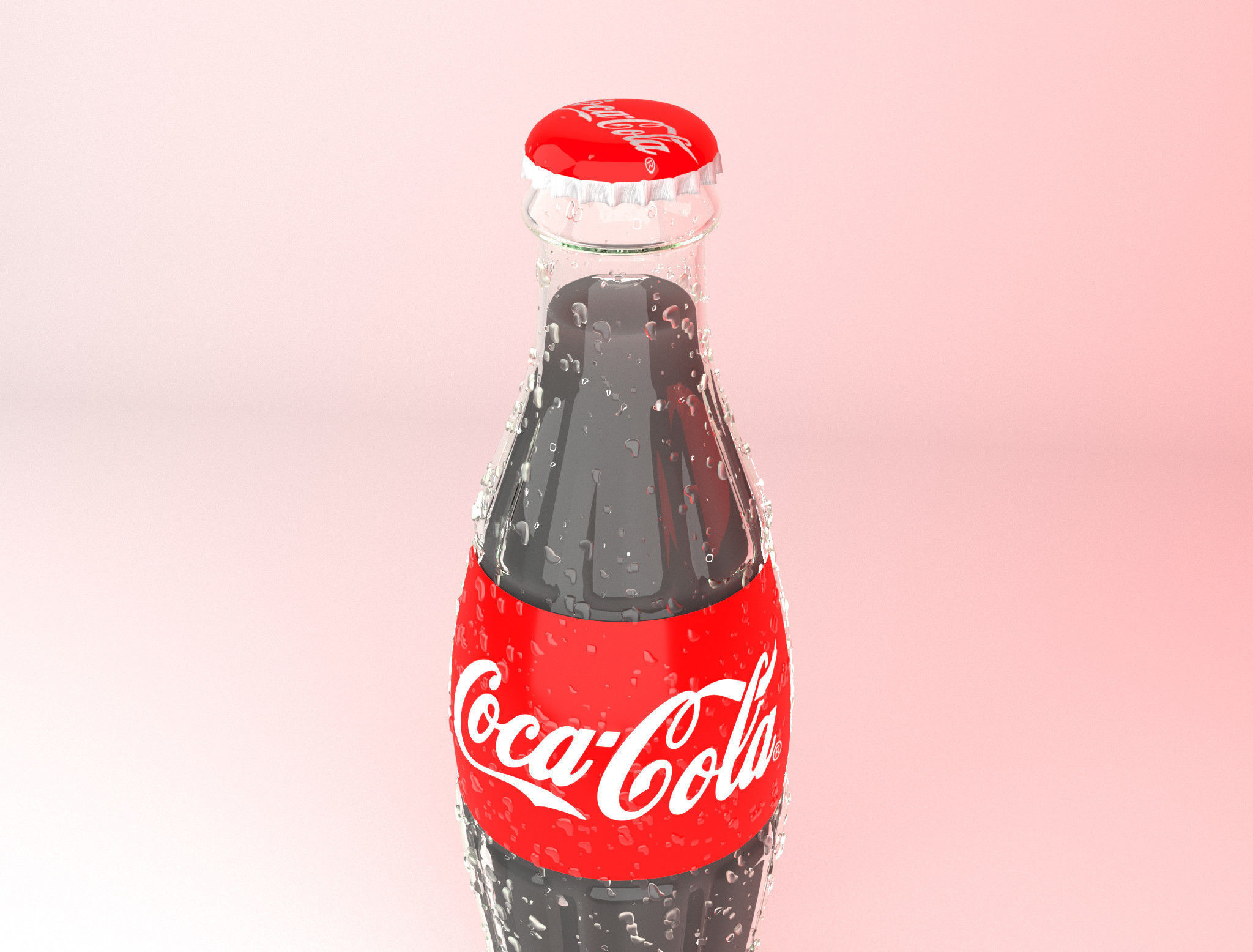 3D Coca Cola Realistic for 3DSMAX 3D model_4