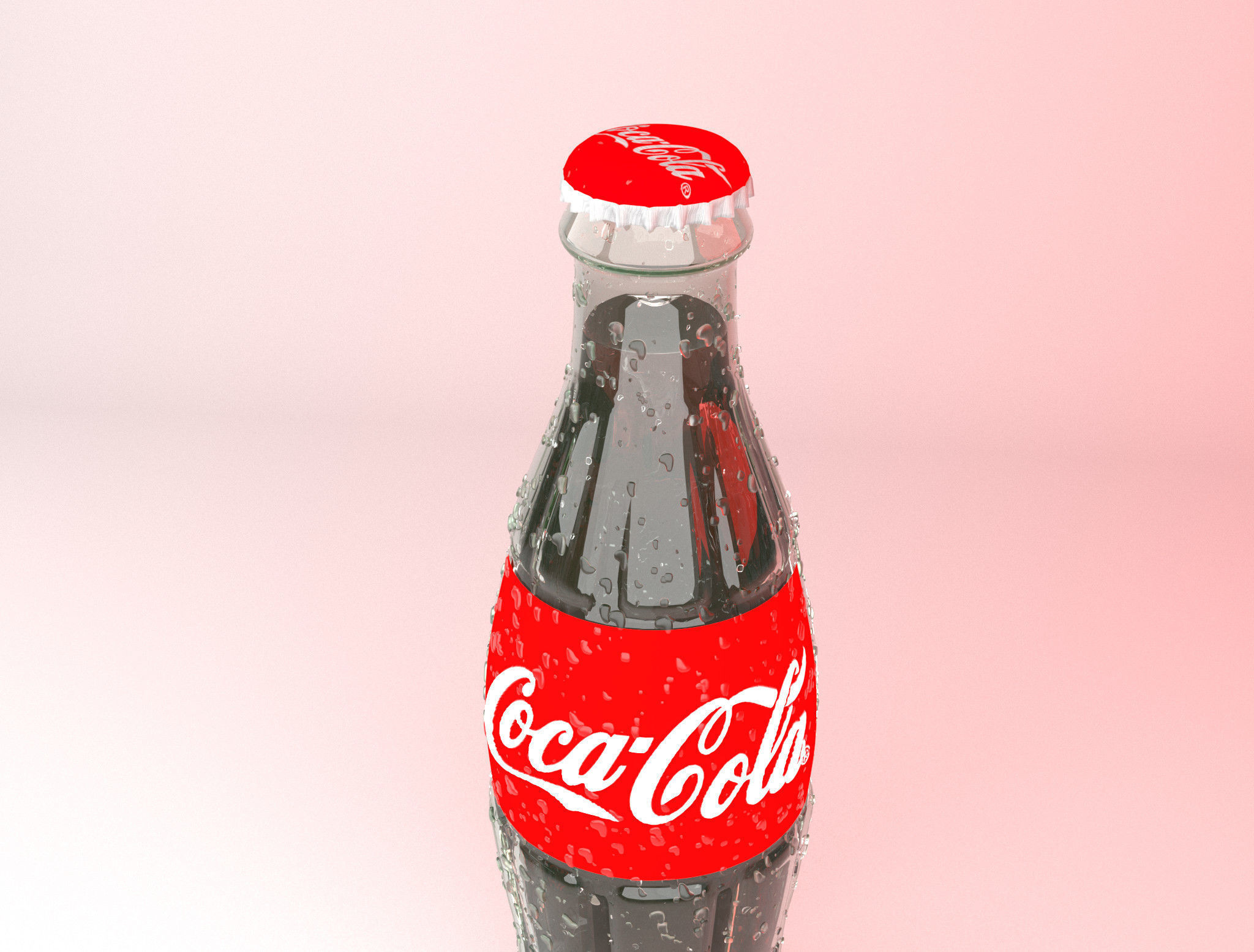3D Coca Cola Realistic for 3DSMAX 3D model_5