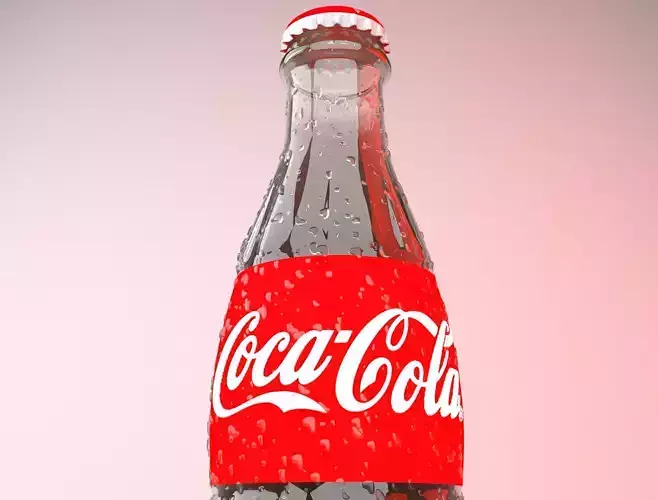 3D Coca Cola Realistic for 3DSMAX