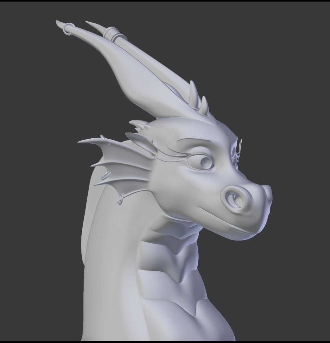 Luck Dragon 3D model_9