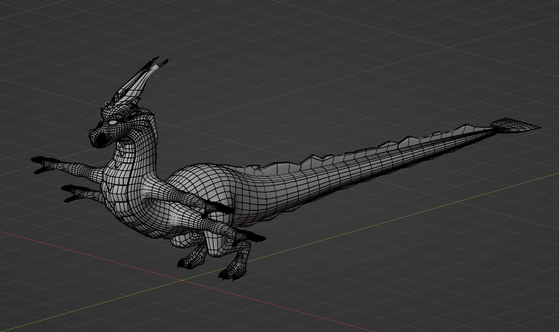 Luck Dragon 3D model_3
