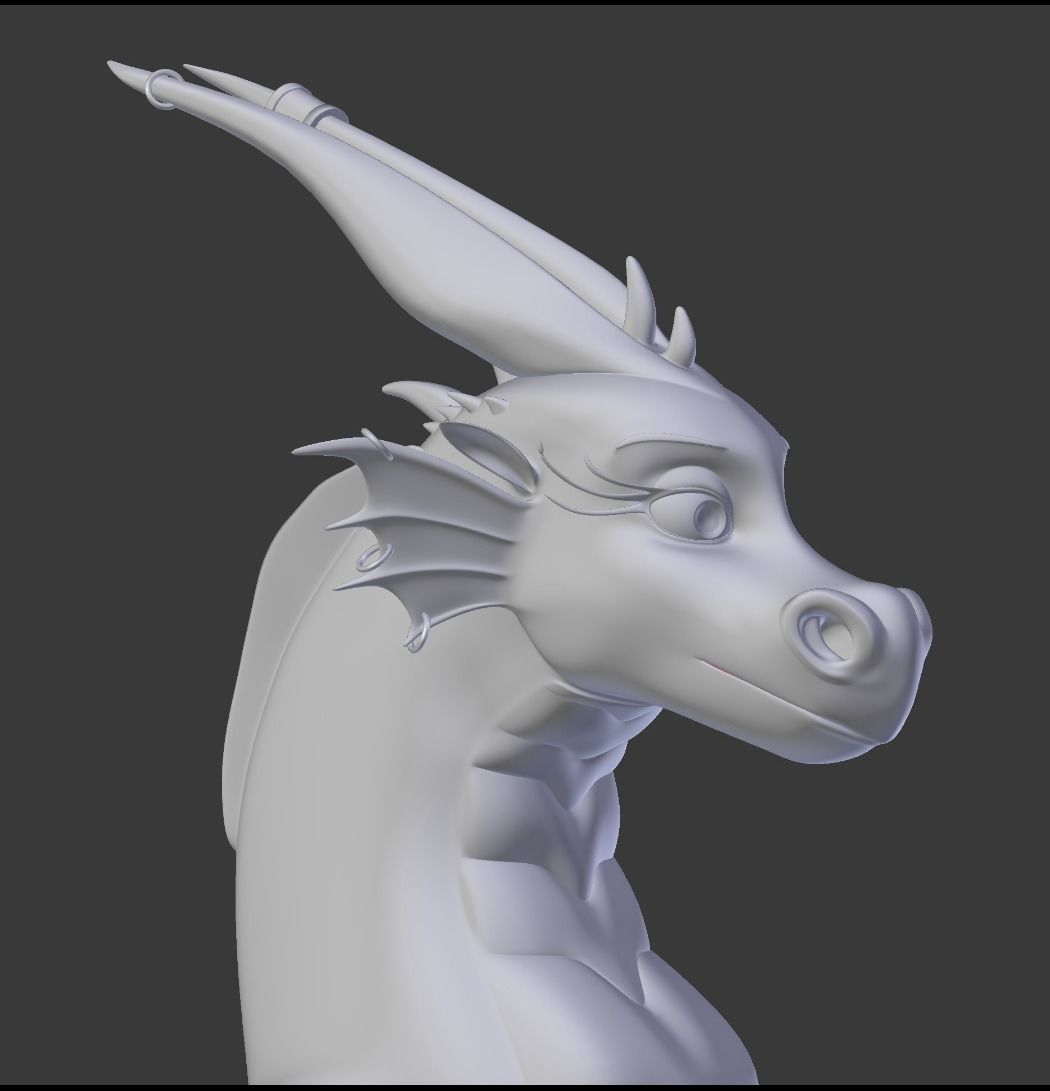 Luck Dragon 3D model_14