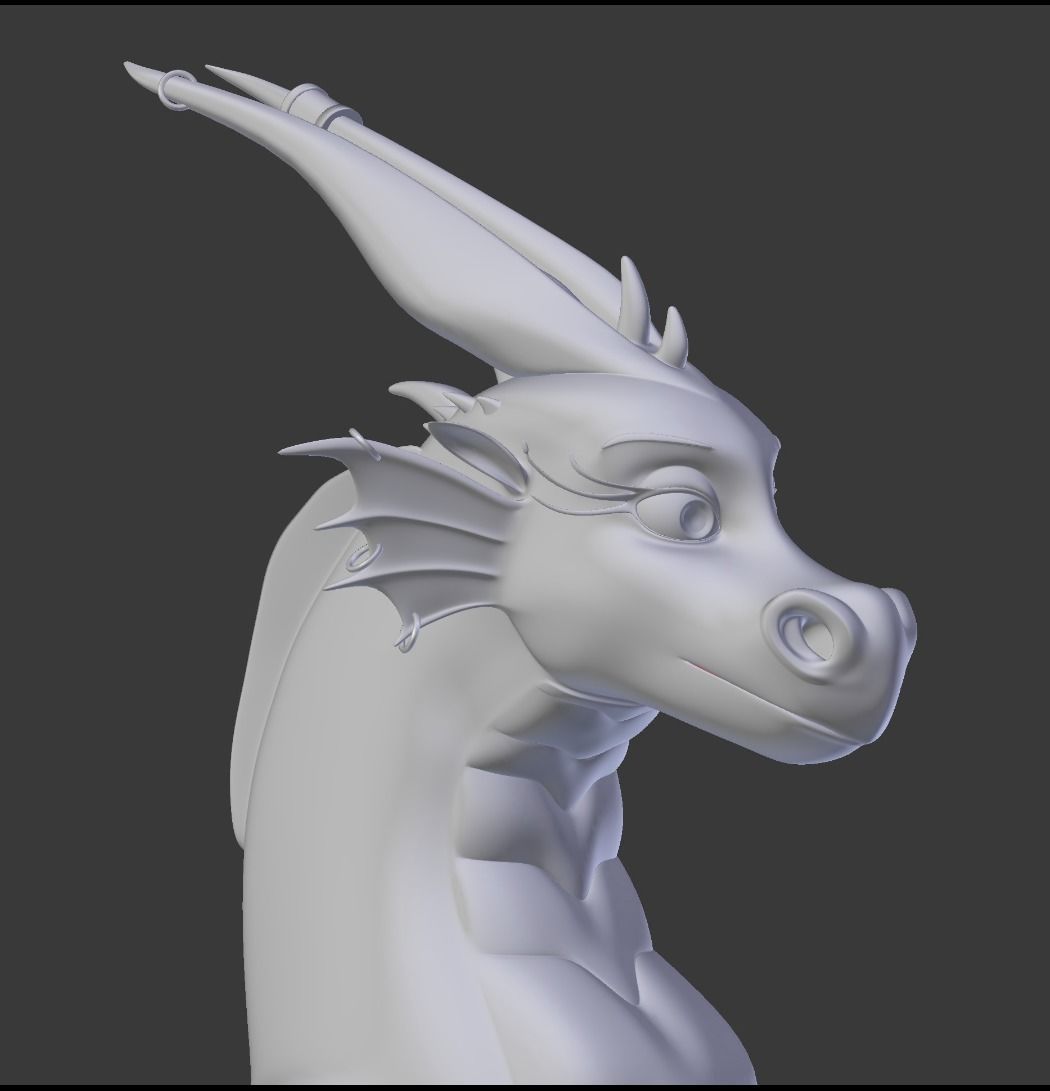 Luck Dragon 3D model_13