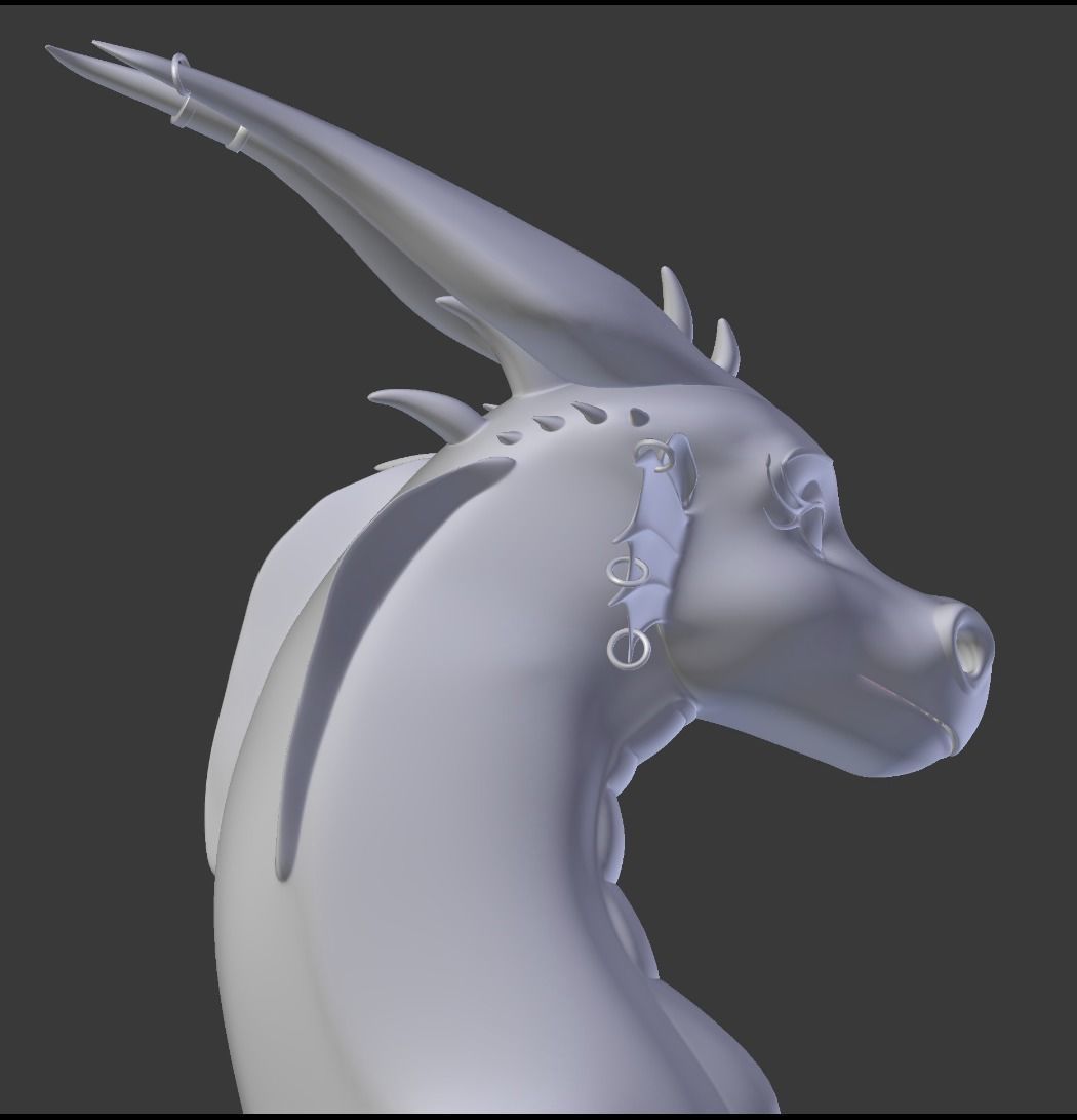 Luck Dragon 3D model_25