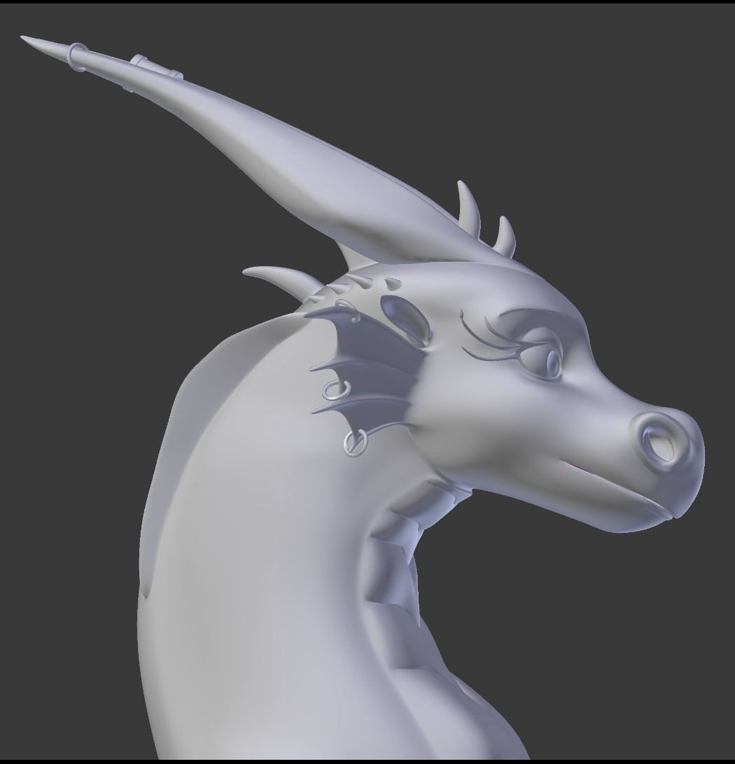 Luck Dragon 3D model_20