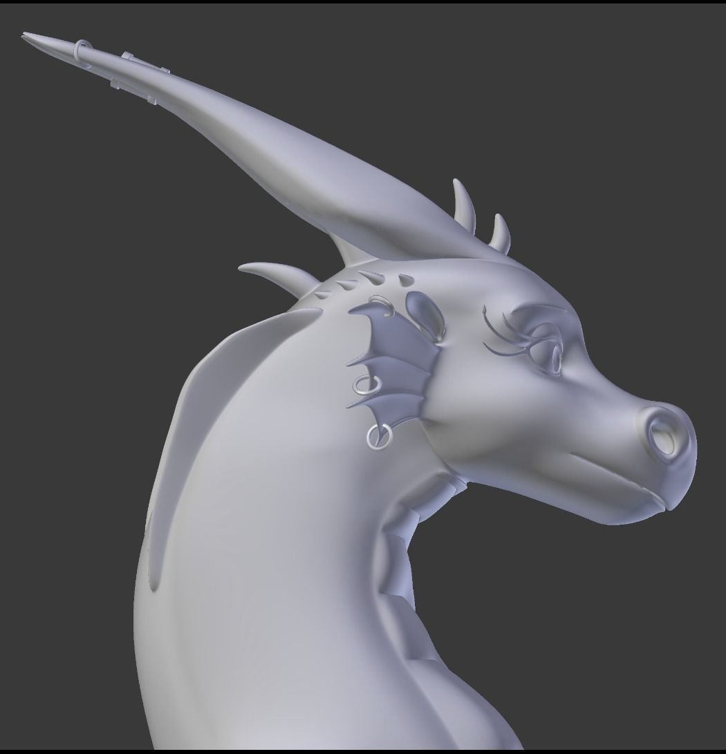 Luck Dragon 3D model_22