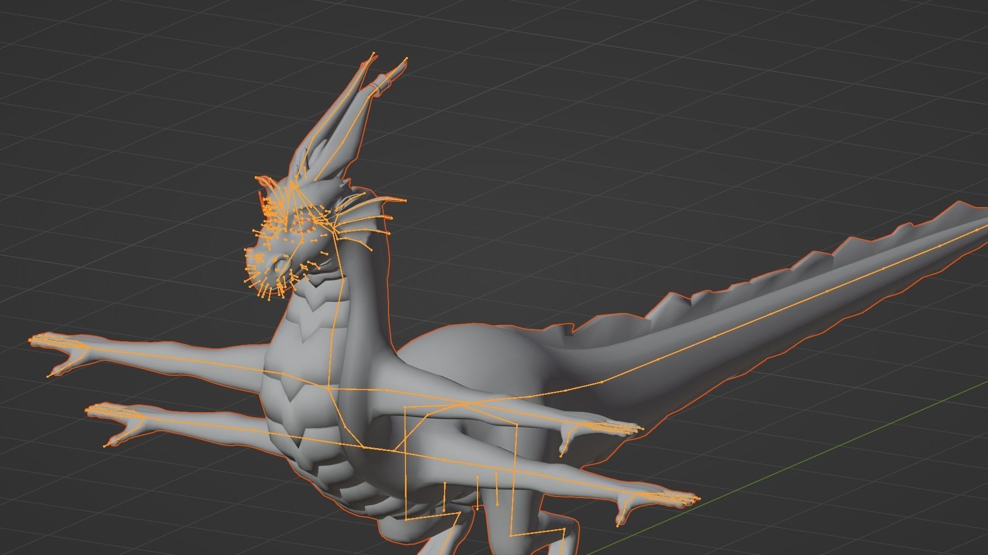 Luck Dragon 3D model_1