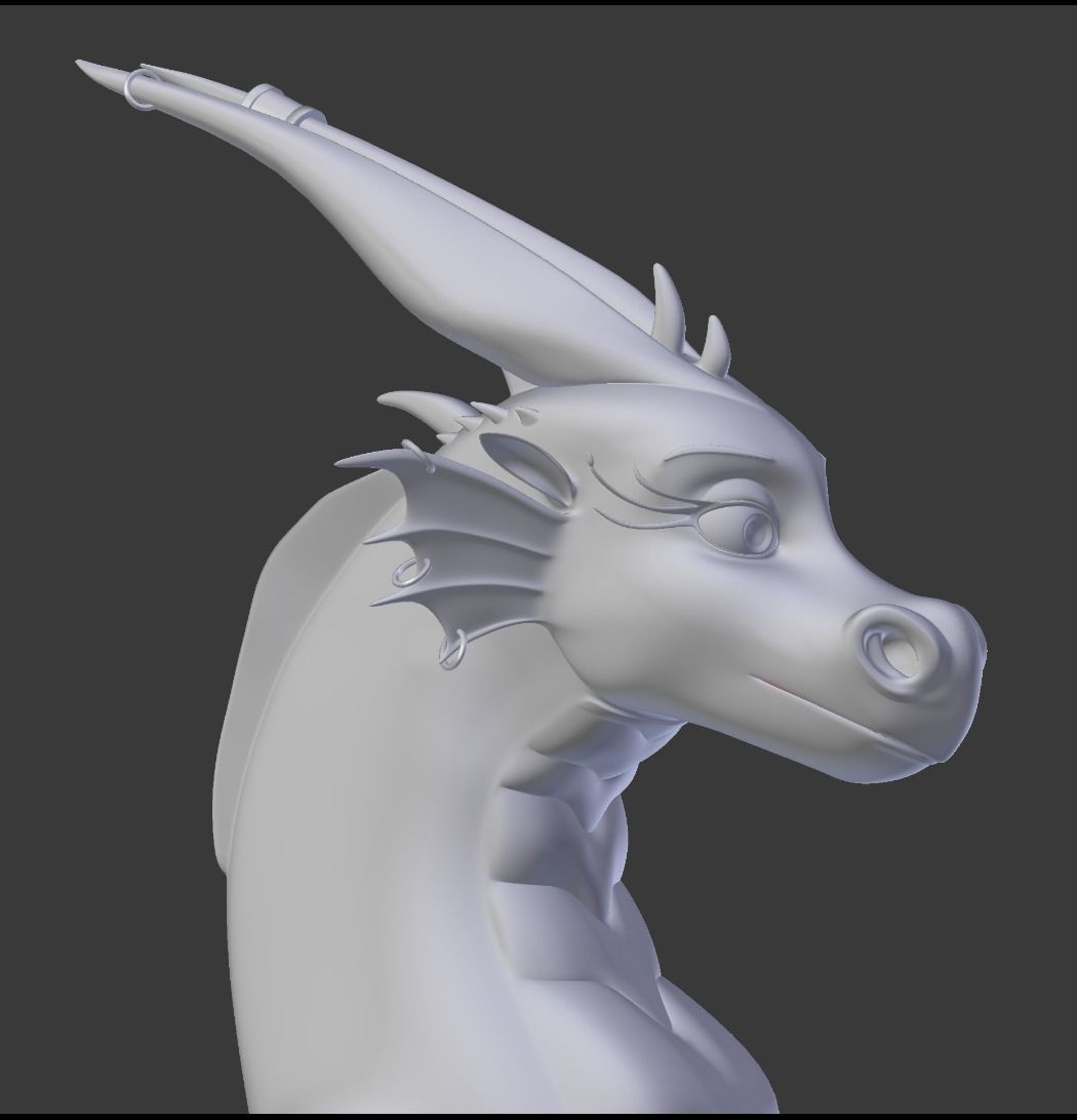 Luck Dragon 3D model_16