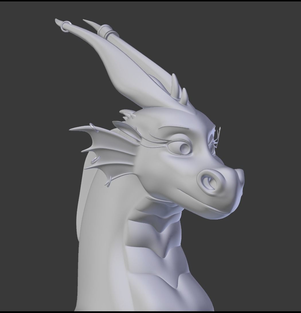 Luck Dragon 3D model_7