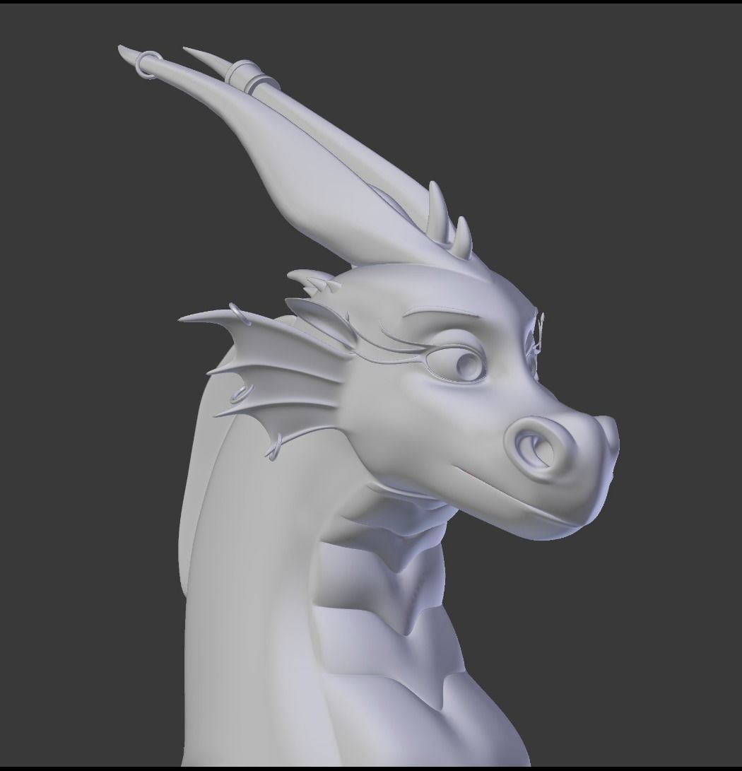 Luck Dragon 3D model_10