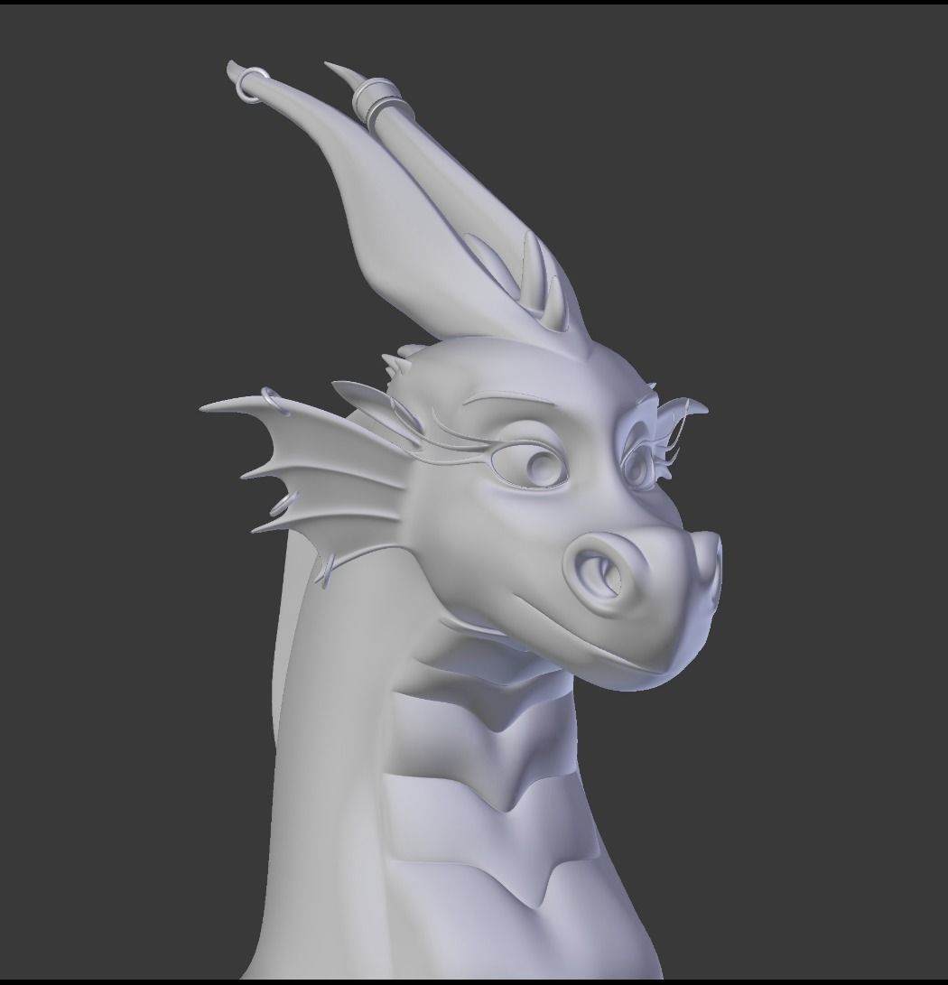 Luck Dragon 3D model_72