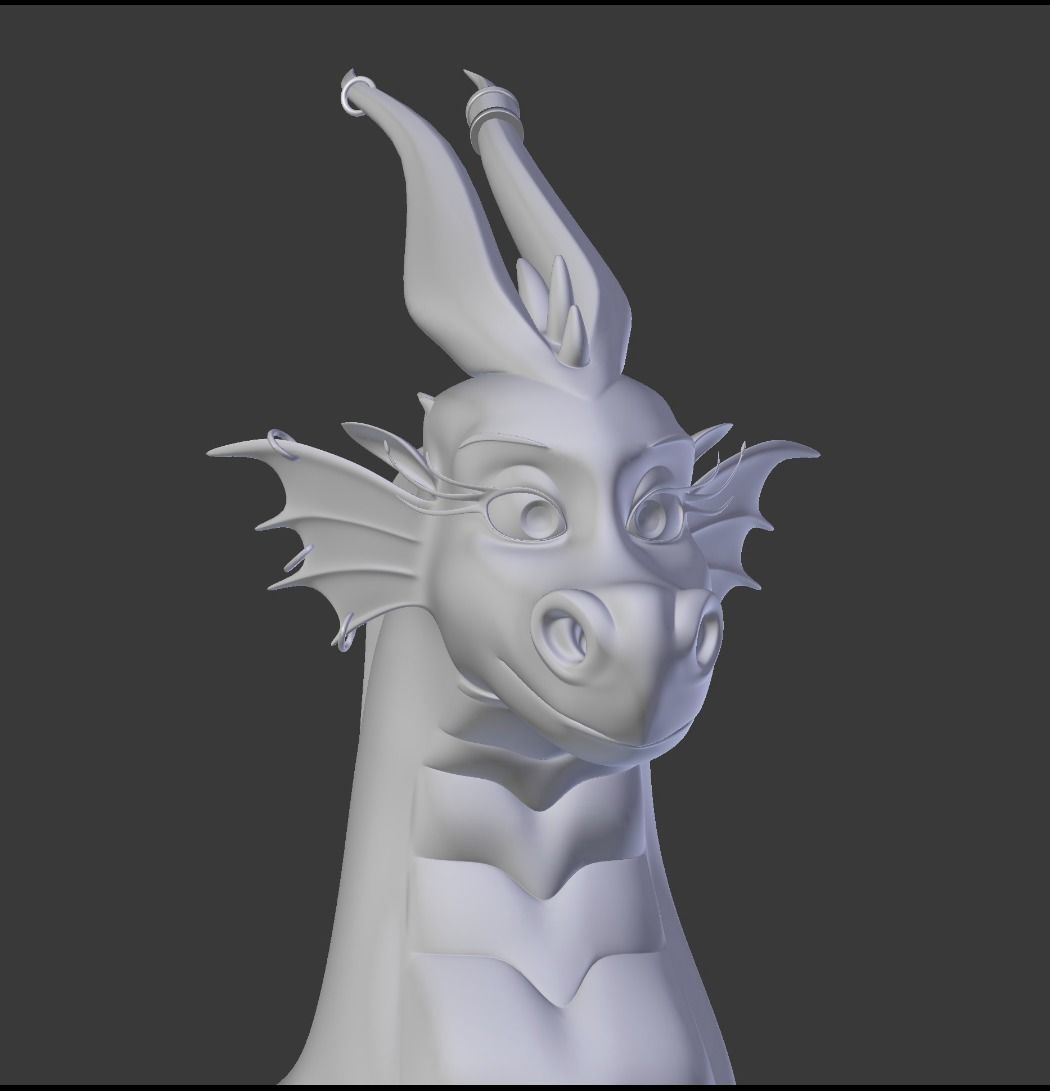 Luck Dragon 3D model_68
