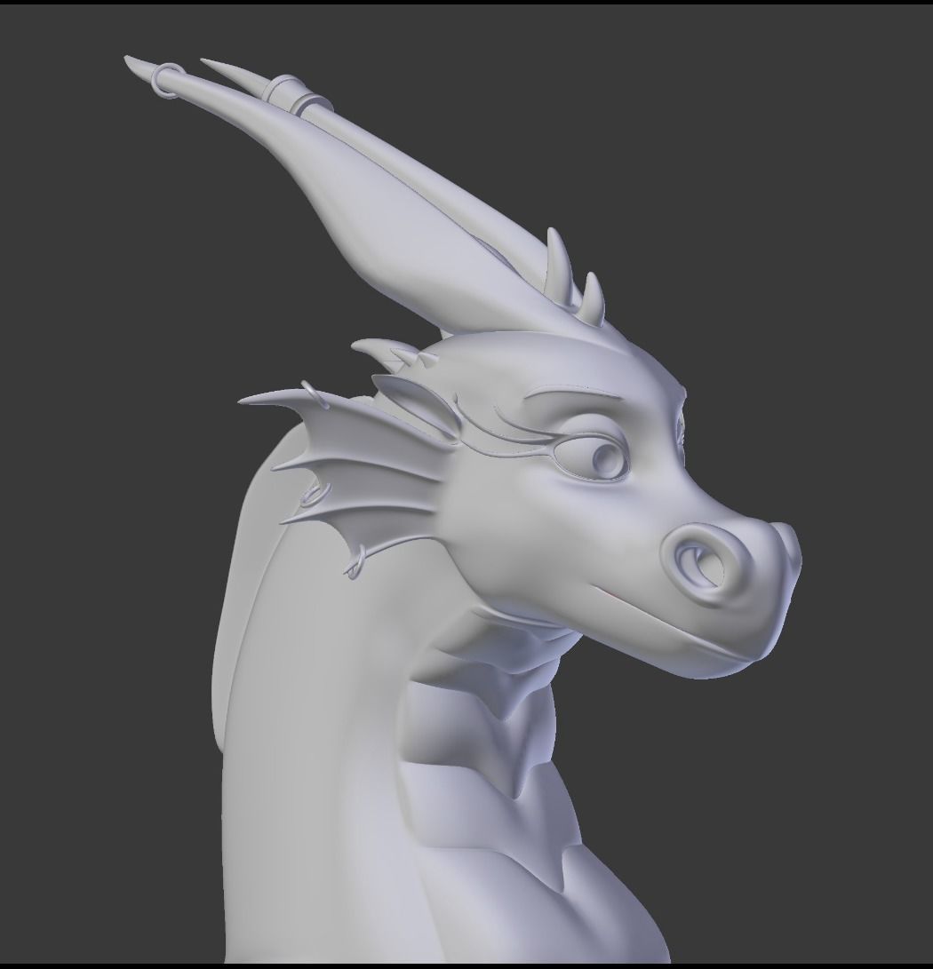 Luck Dragon 3D model_12