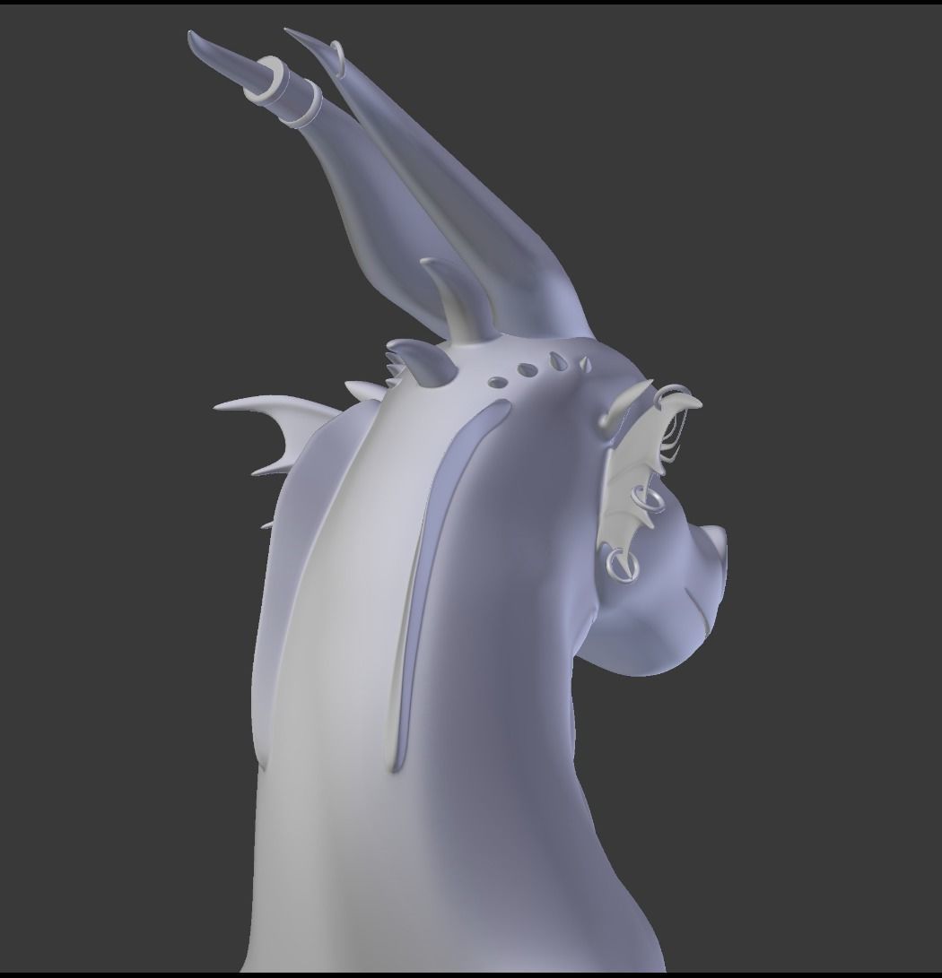 Luck Dragon 3D model_30