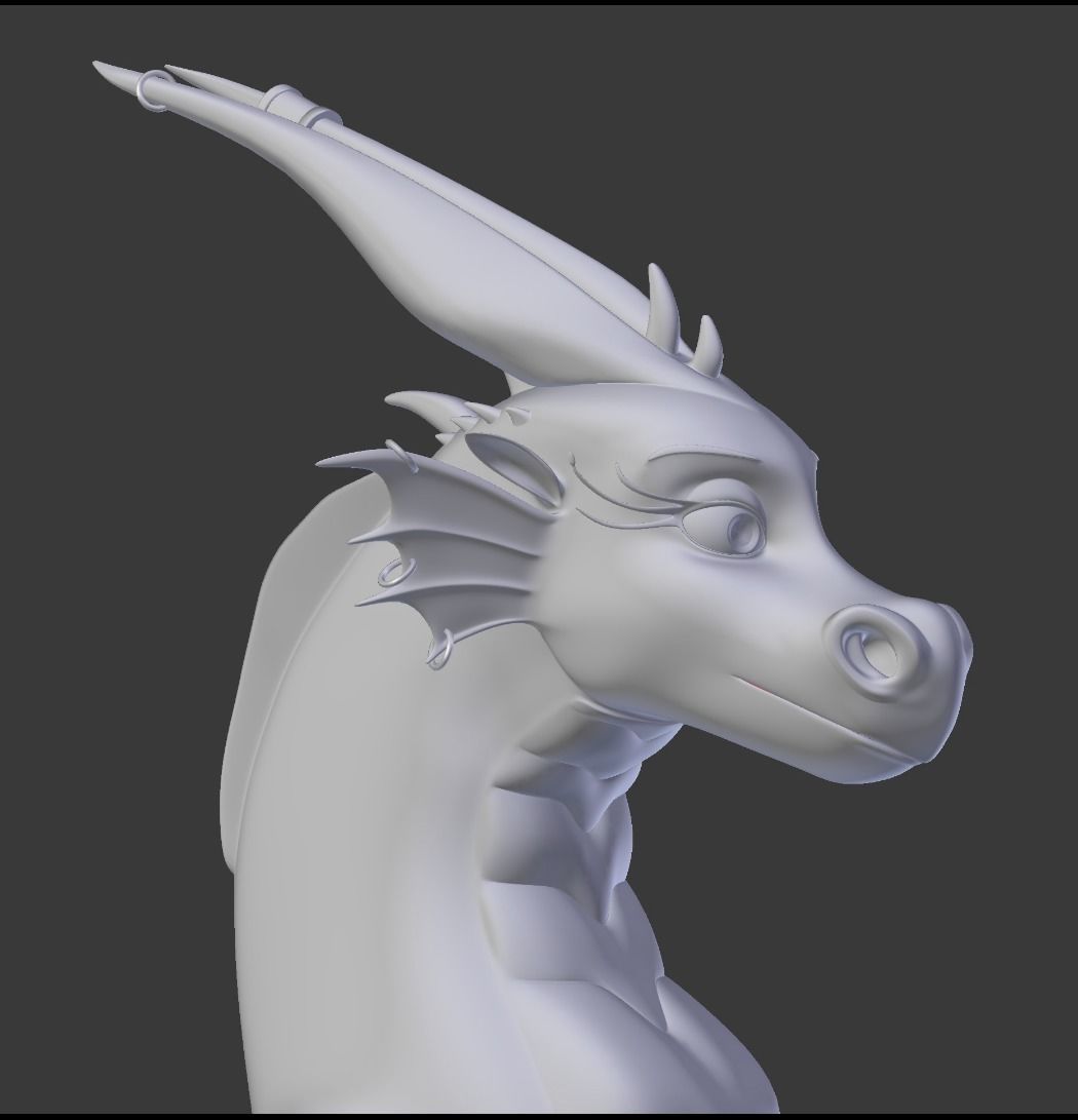 Luck Dragon 3D model_15