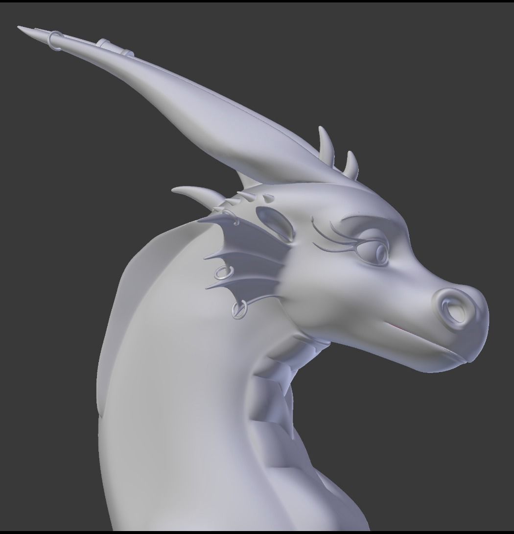 Luck Dragon 3D model_19