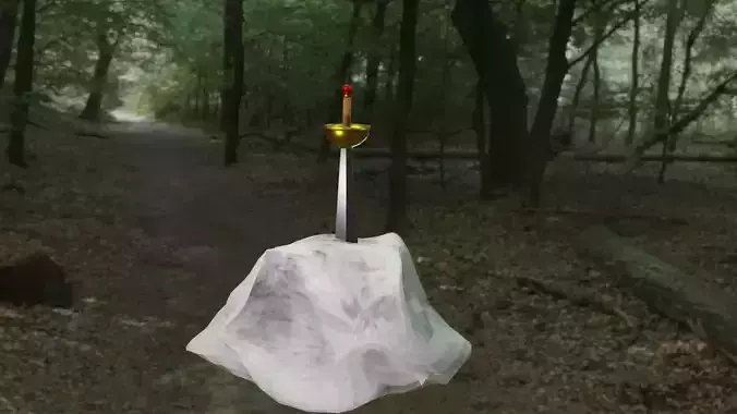 The sword of  regaind