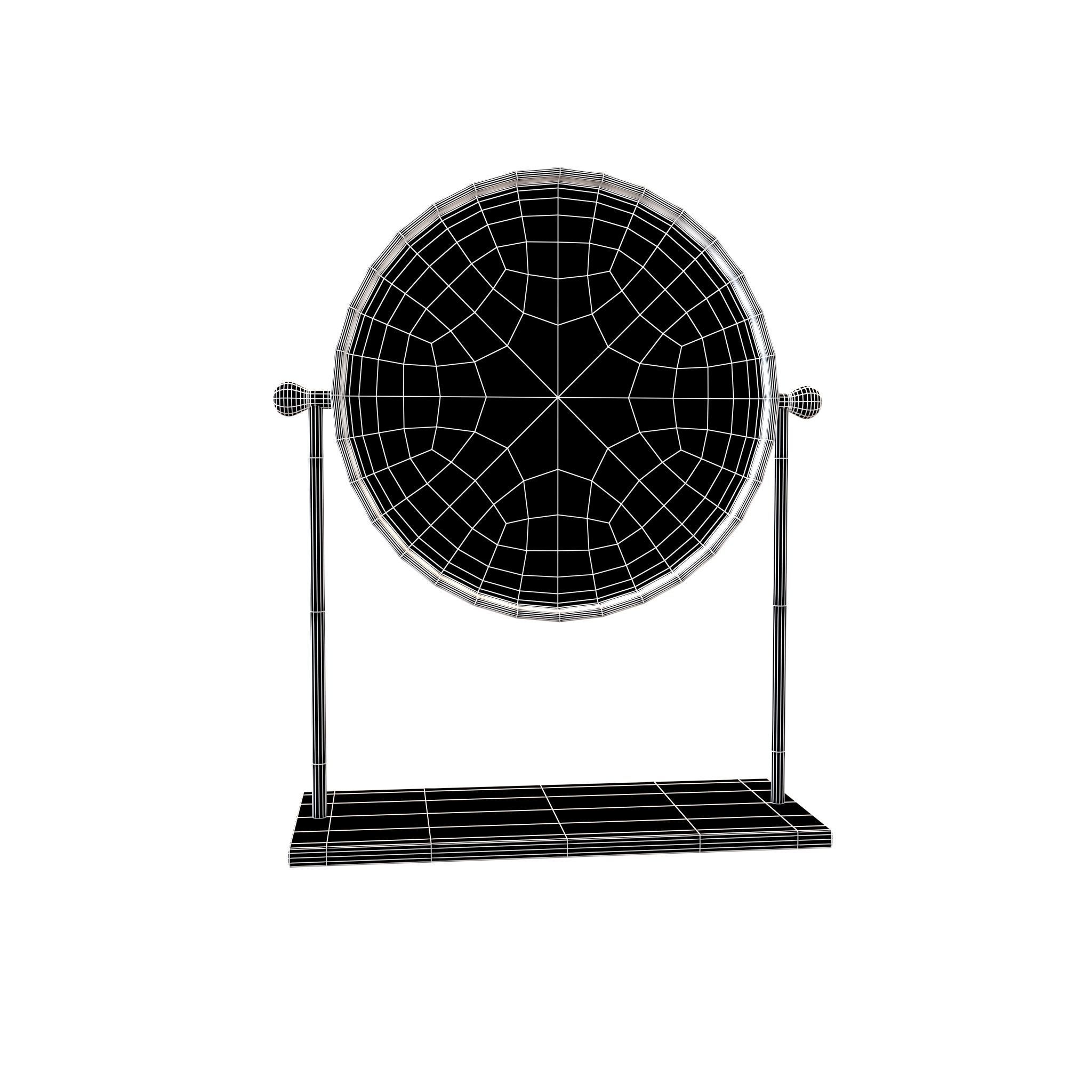 Accent Mirror v1 002 Low-poly 3D model_4