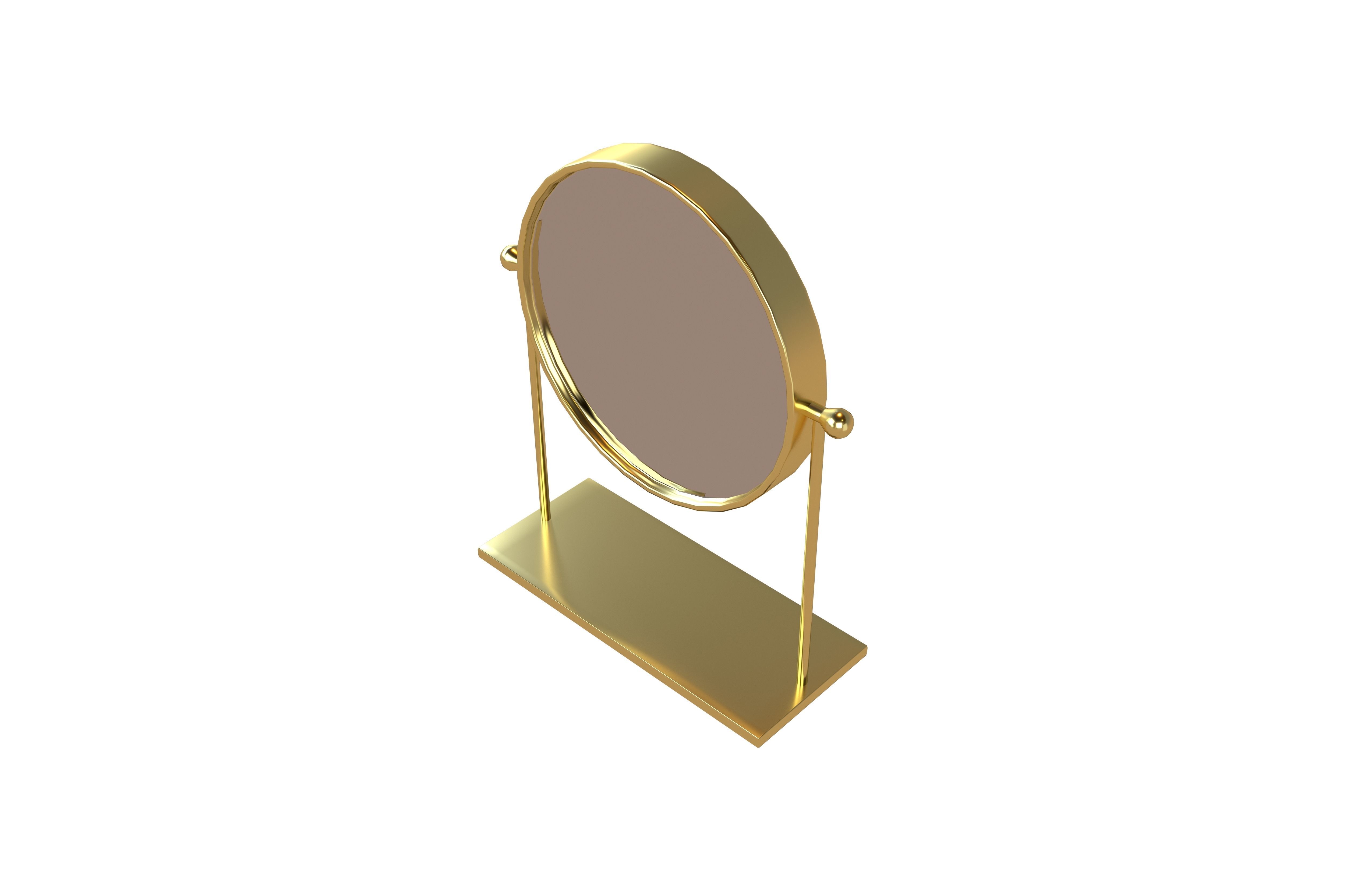 Accent Mirror v1 002 Low-poly 3D model_3