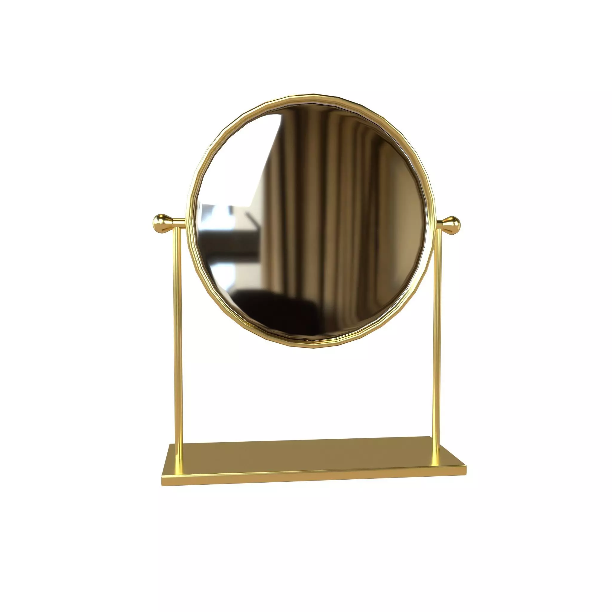 Accent Mirror v1 002 Low-poly 3D model_0