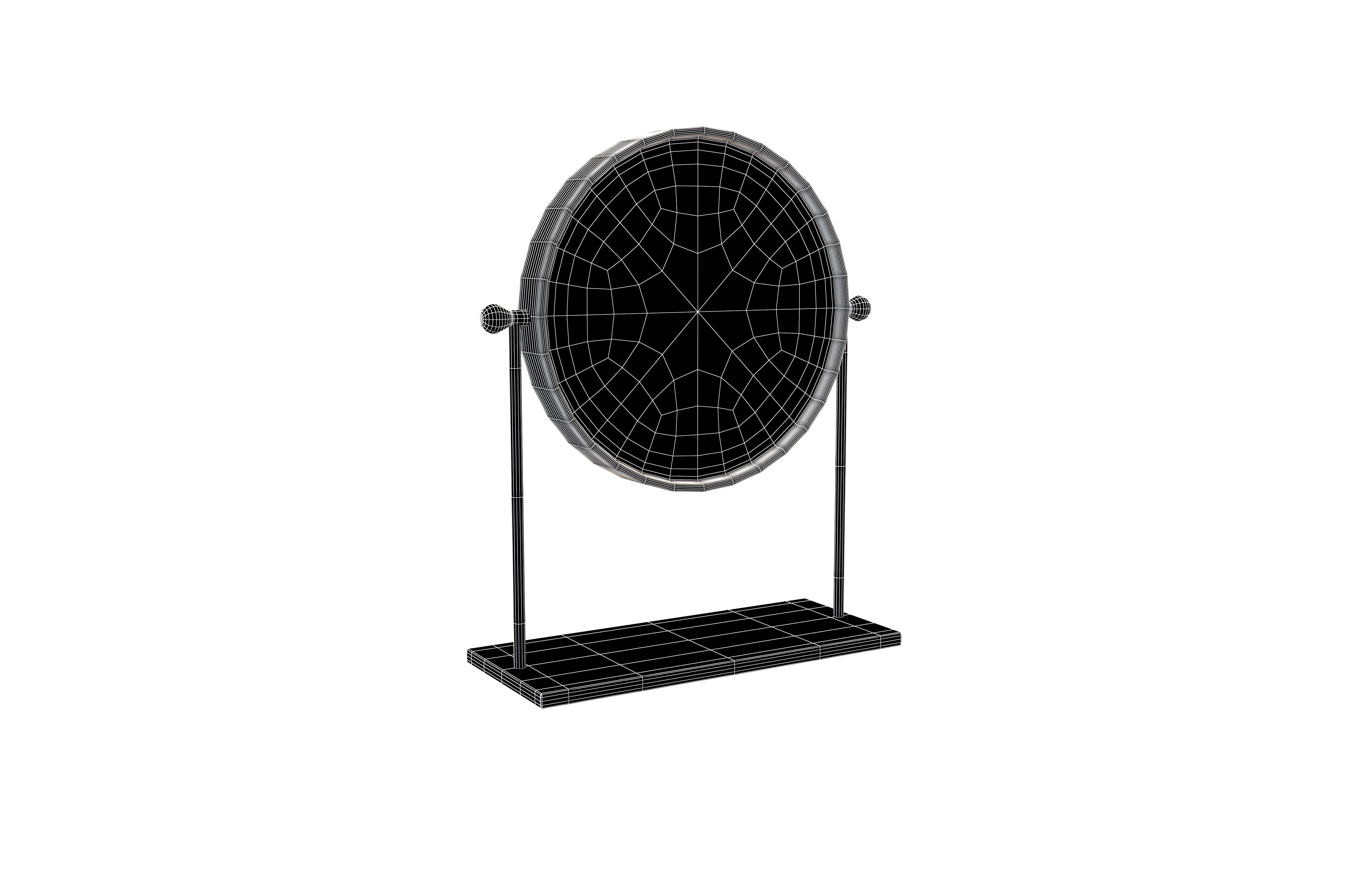 Accent Mirror v1 003 Low-poly 3D model_5