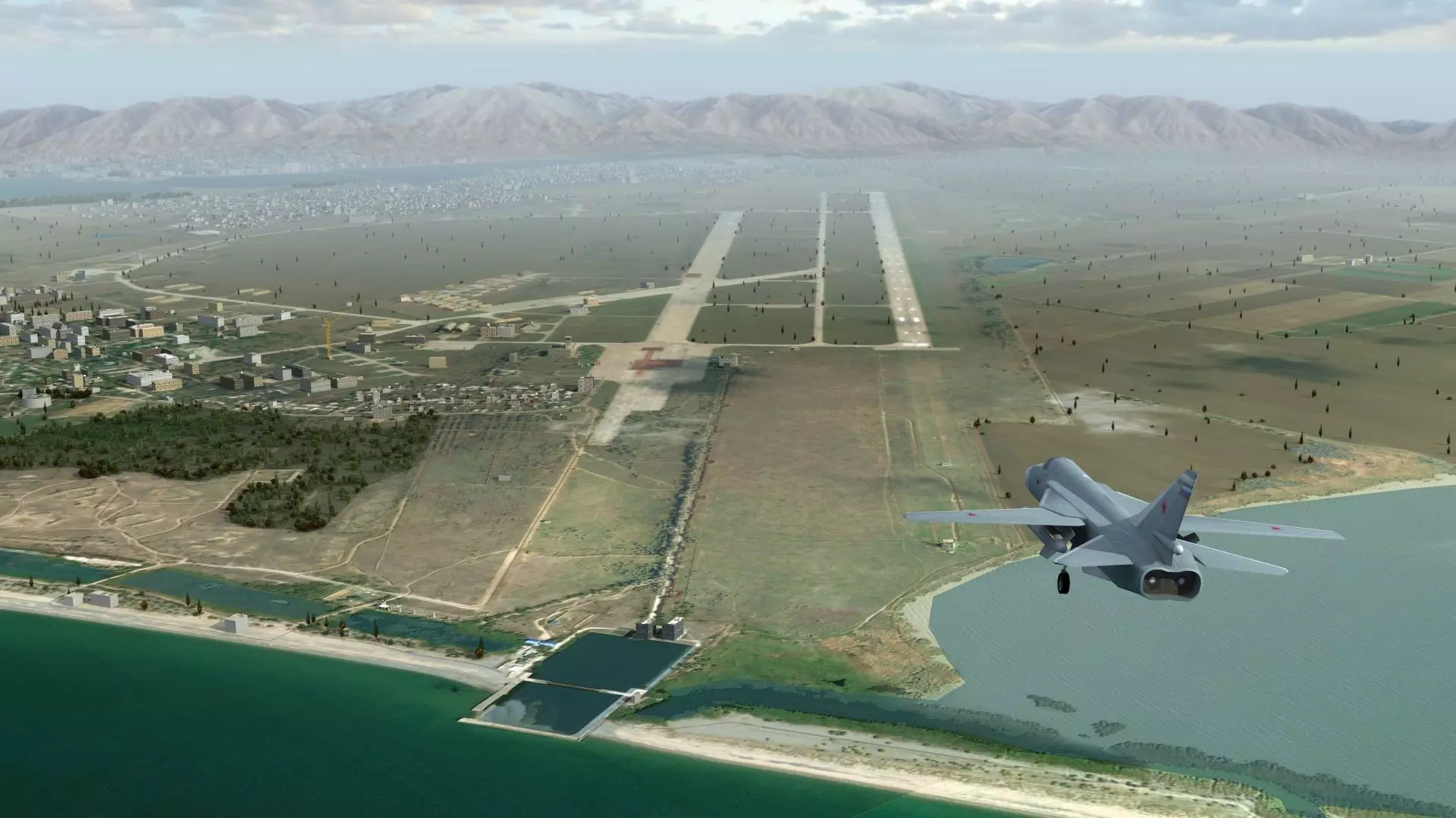 Saky Airbase Crimea 3D model