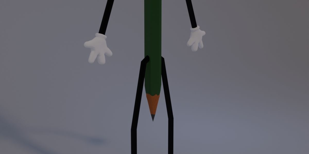 Mister Pencil 3D model_8
