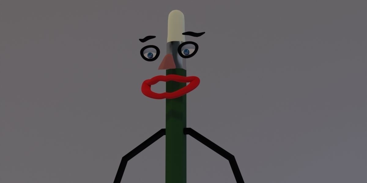 Mister Pencil 3D model_11