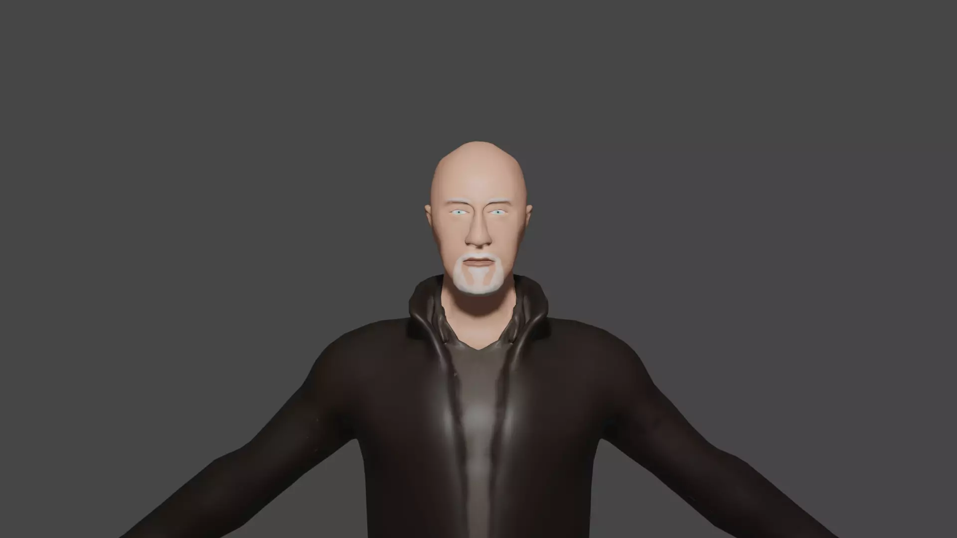Mike Ehrmantraut 3D Low Poly Model Low-poly 3D model_0