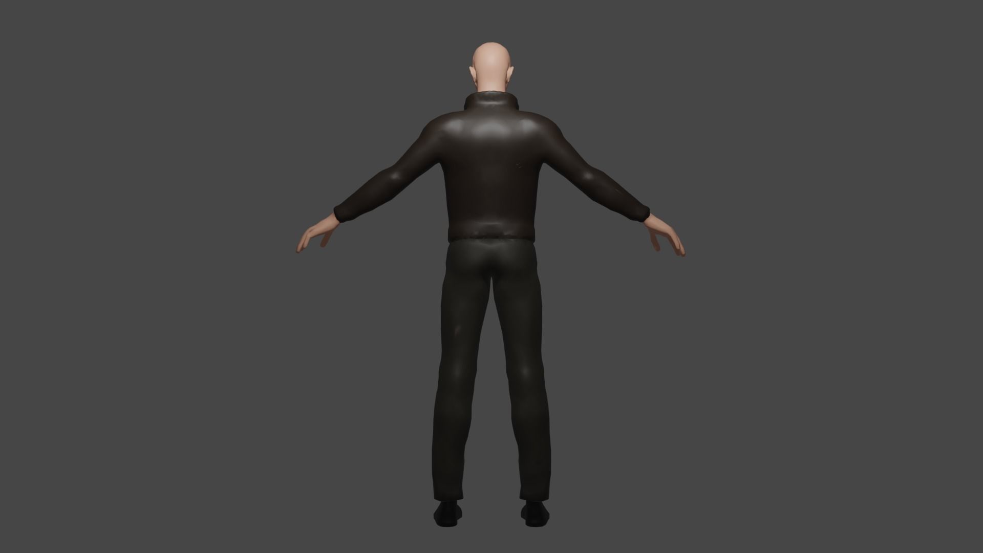 Mike Ehrmantraut 3D Low Poly Model Low-poly 3D model_3