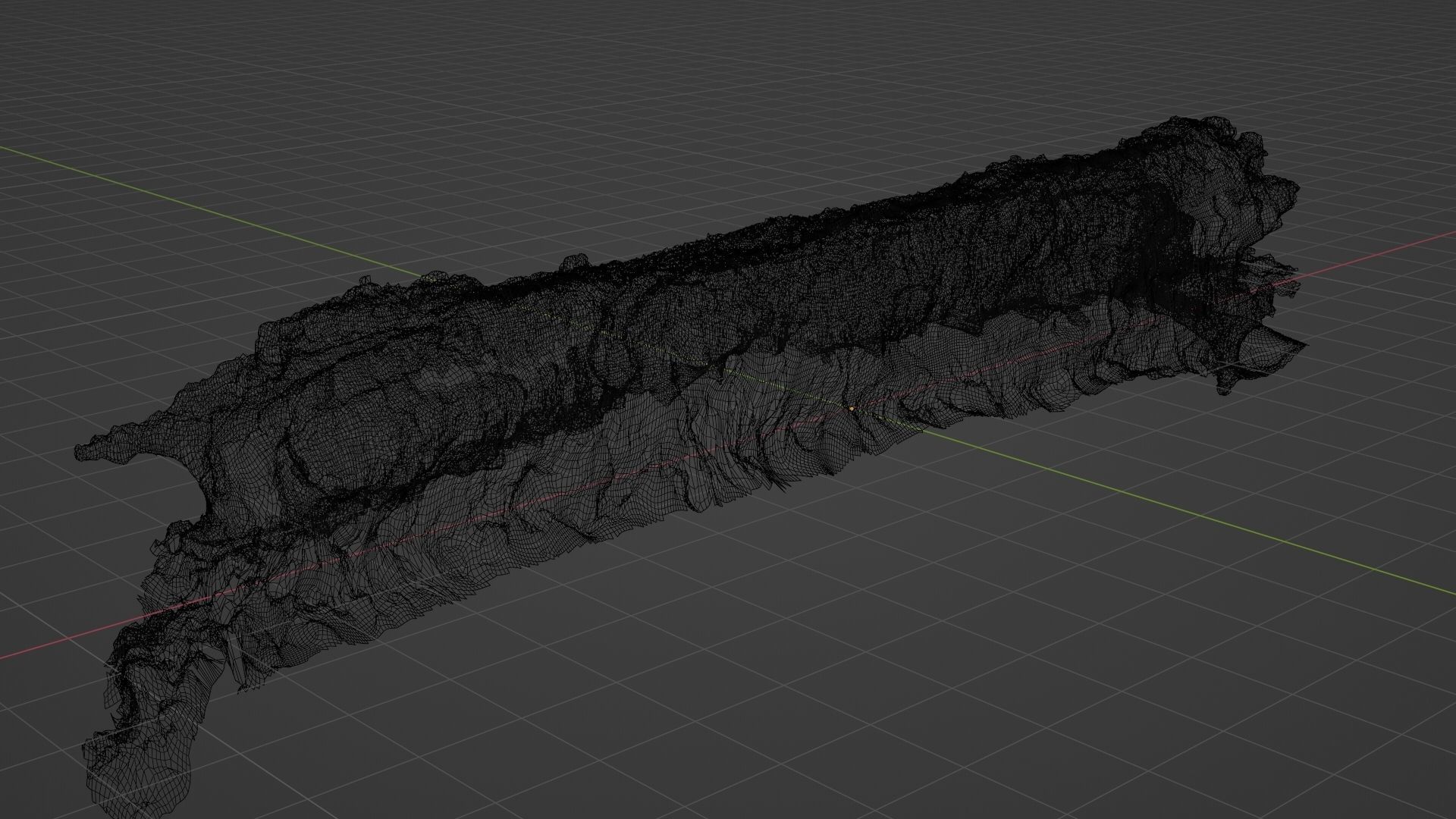 Mossy Log 3D model_4