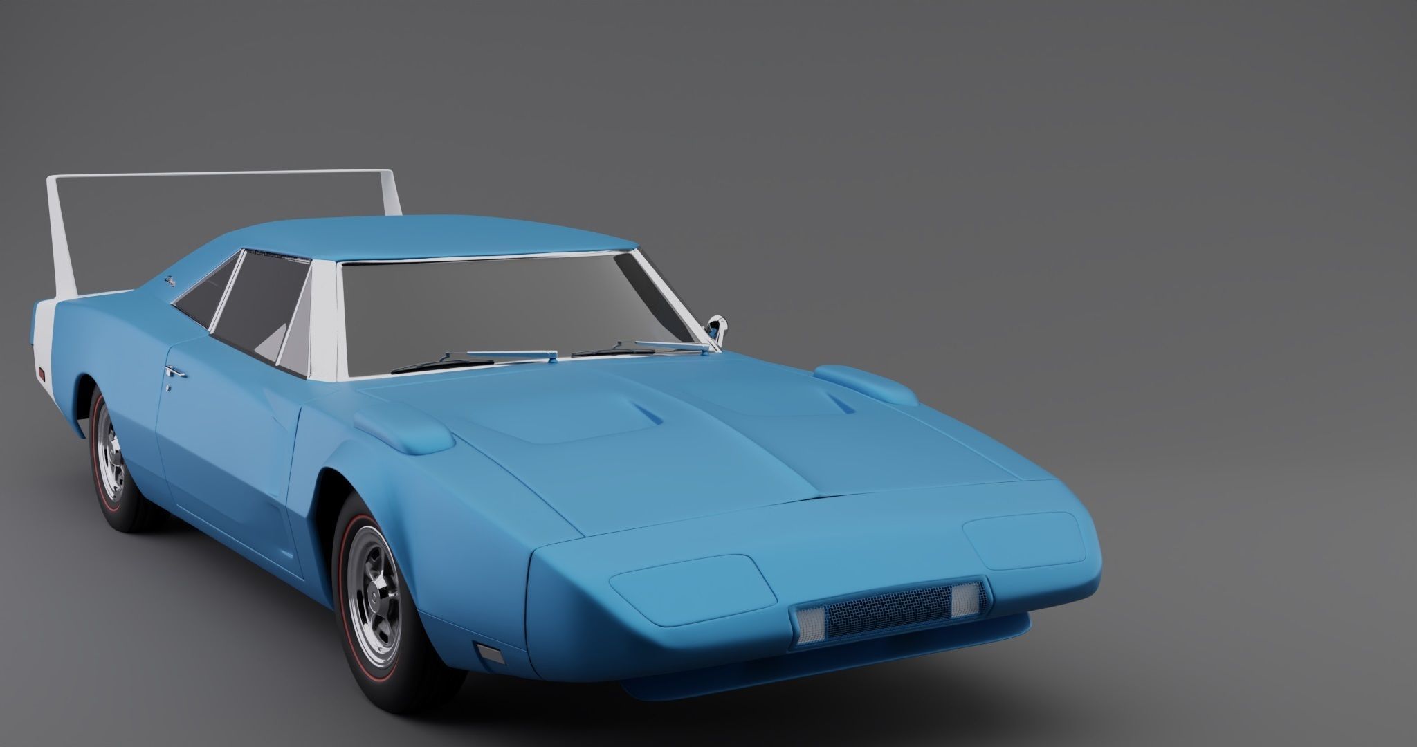 Dodge Charger Daytona 1969 3D model_2