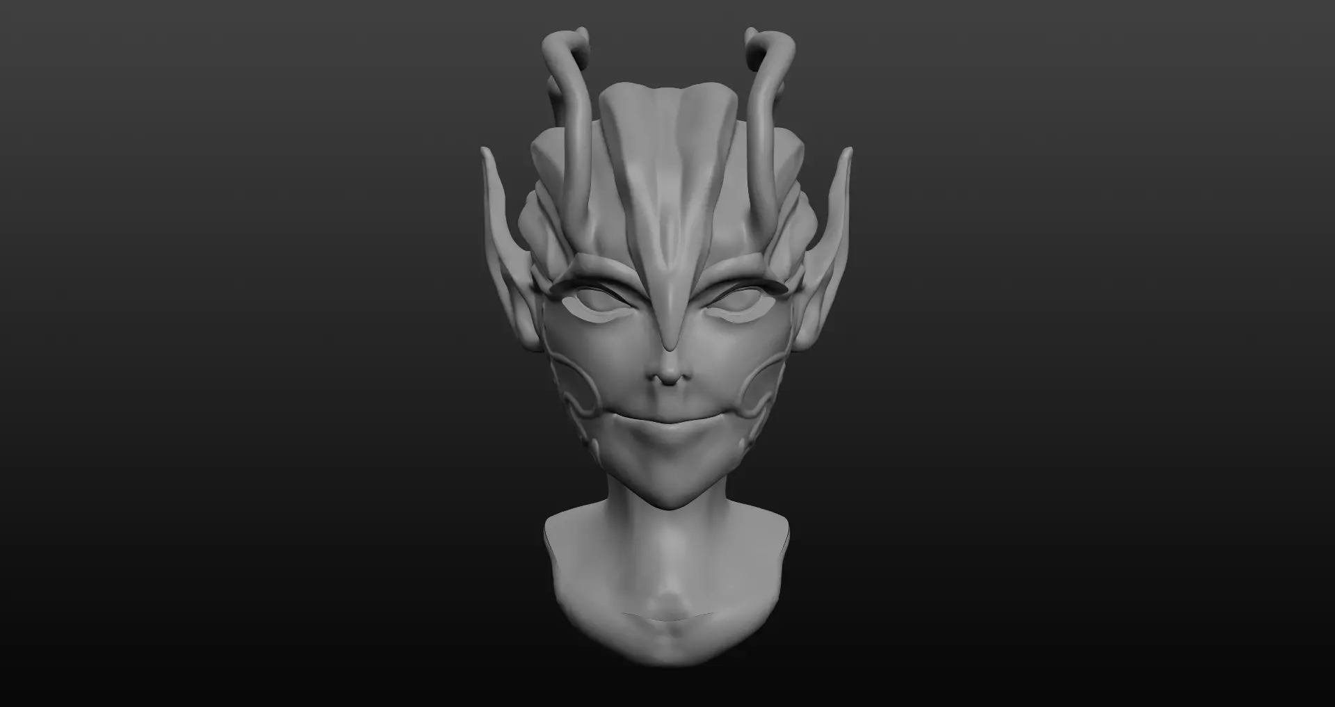 Fairy Character Low-poly 3D model_0