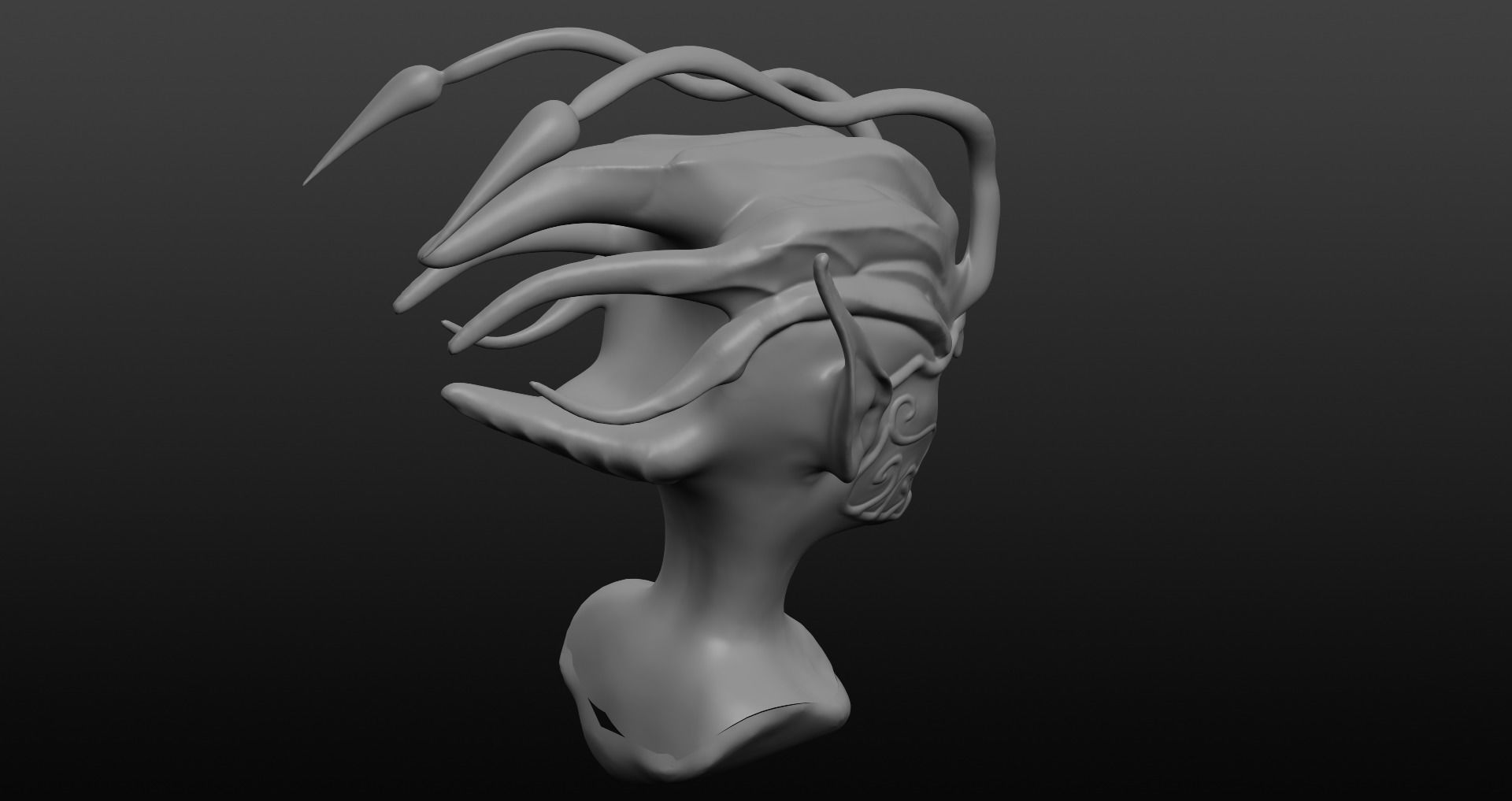 Fairy Character Low-poly 3D model_28