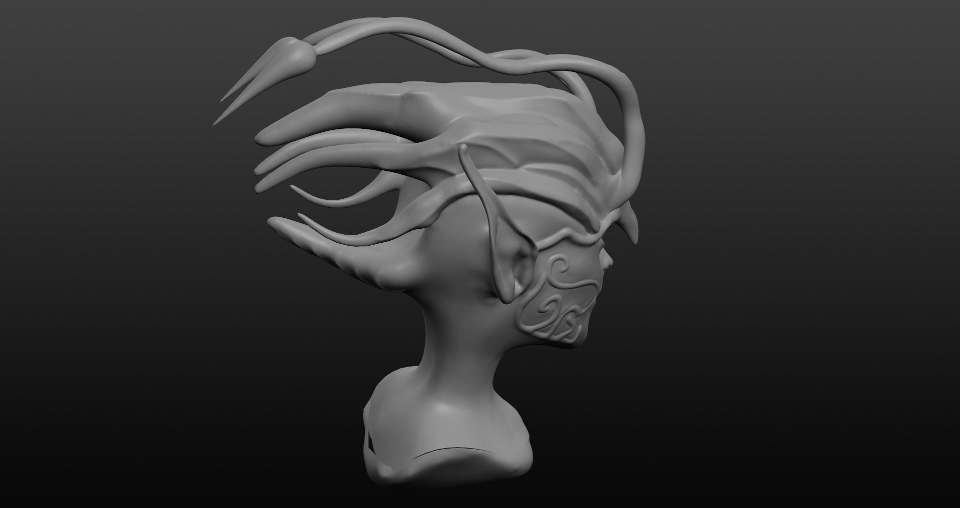 Fairy Character Low-poly 3D model_25