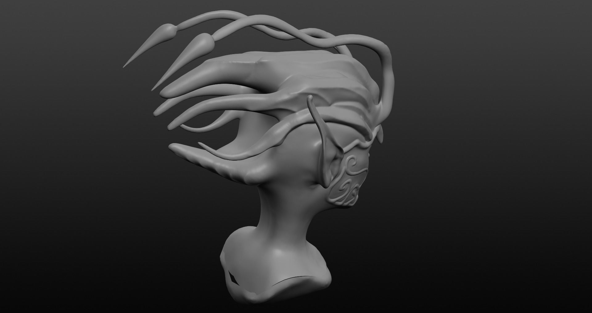 Fairy Character Low-poly 3D model_27