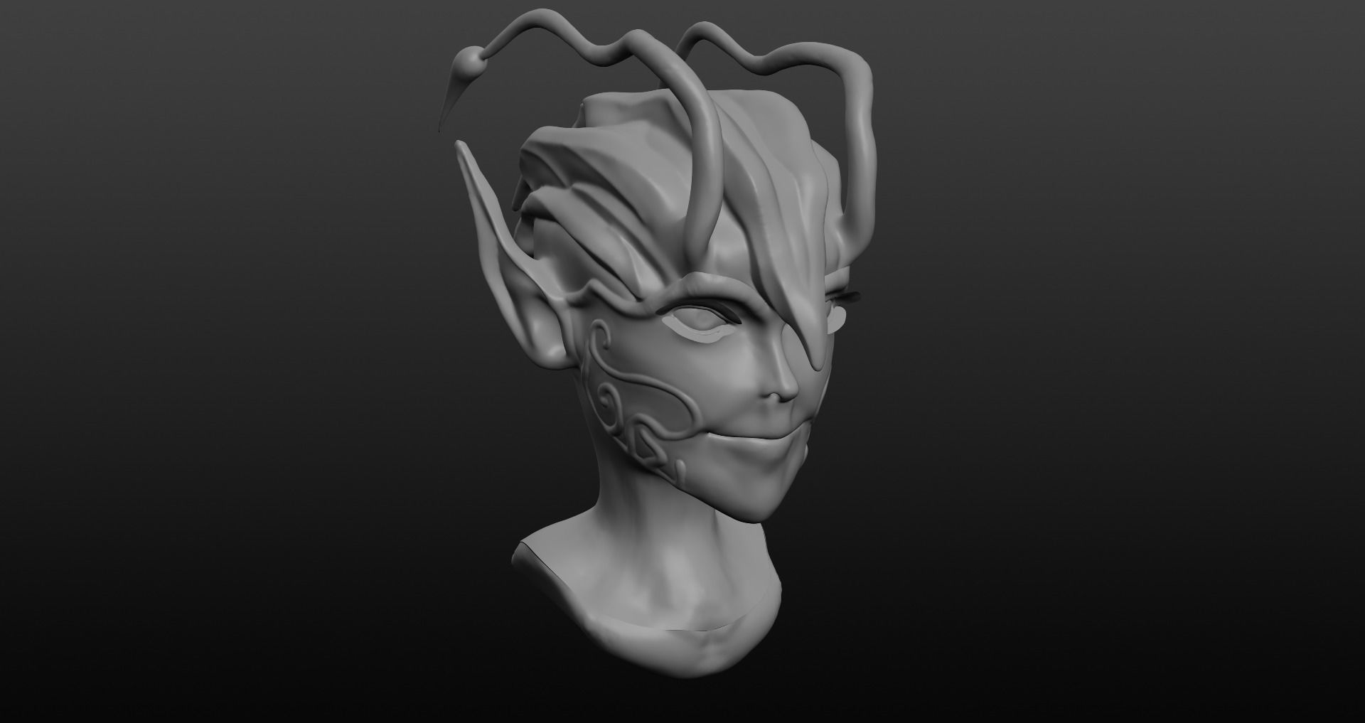 Fairy Character Low-poly 3D model_46